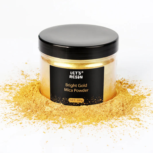 Let's Resin Mica powder - gold 100g 