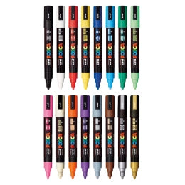 Posca PC-5M 16-set