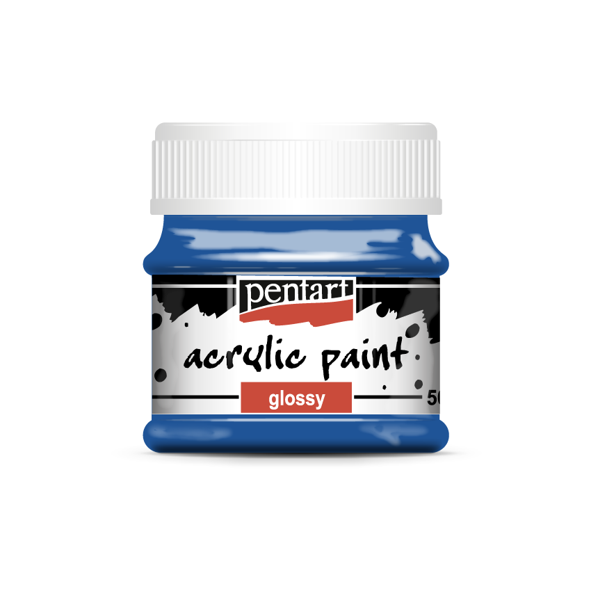 Acrylic paint glossy 50 ml blue