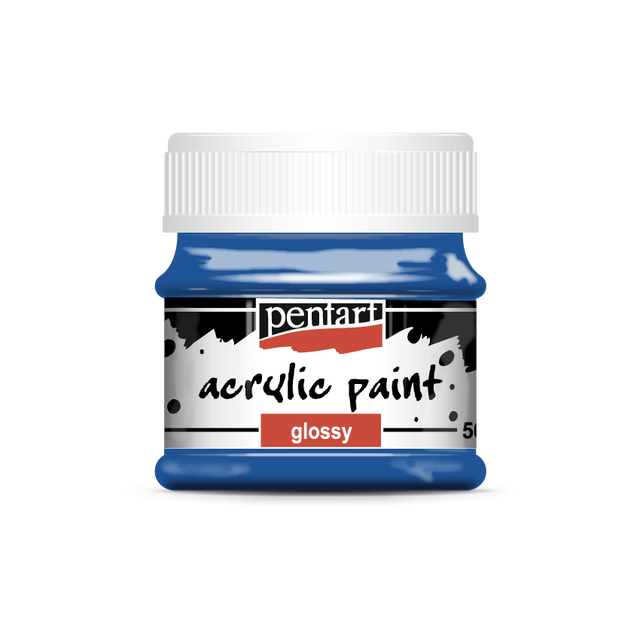 Acrylic paint glossy 50 ml blue