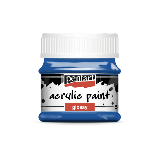 Acrylic paint glossy 50 ml blue