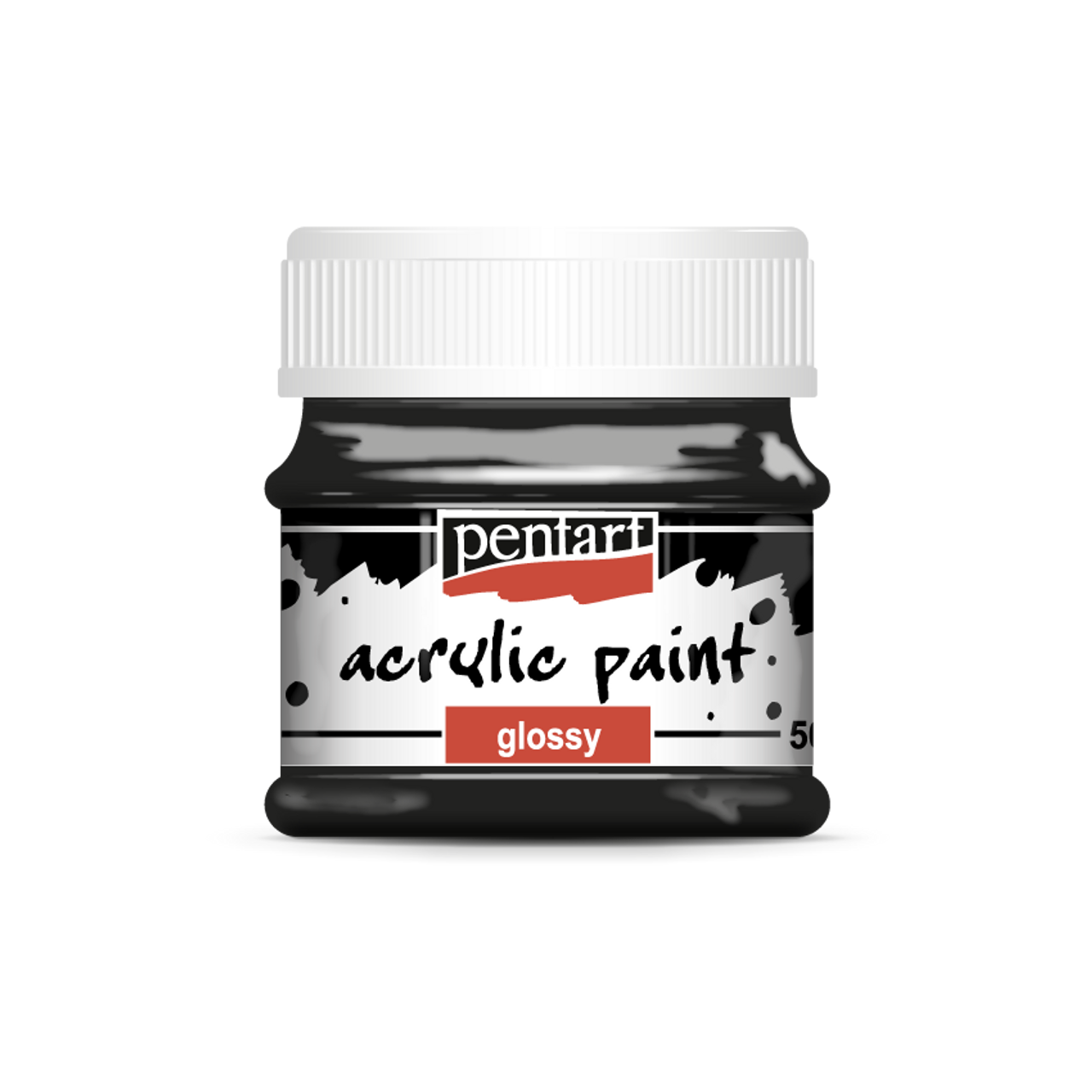 Acrylic paint glossy 50 ml black