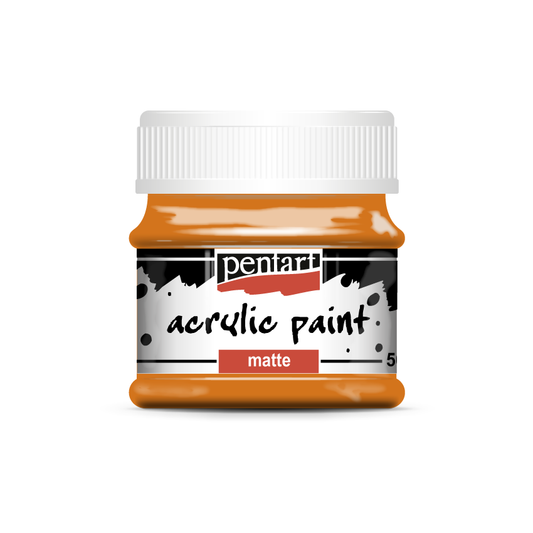 Acrylic paint matte 230 ml orange