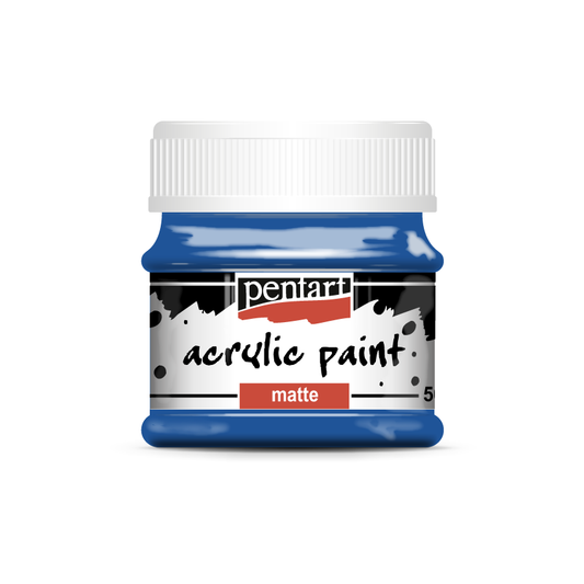 Acrylic paint matte 50 ml blue