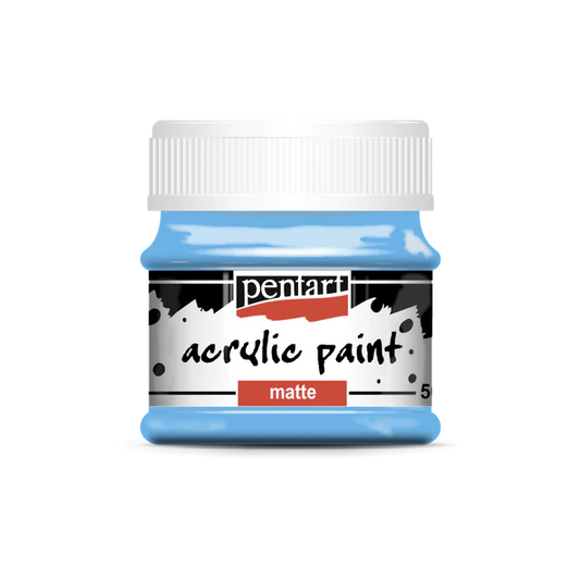 Acrylic paint matte 100 ml light blue