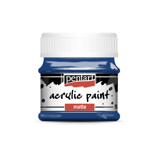 Acrylic paint matte 230 ml dark blue