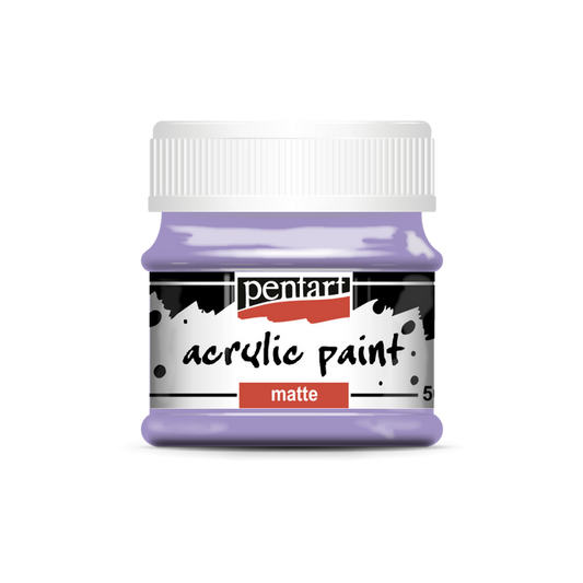 Acrylic paint matte 50 ml light purple