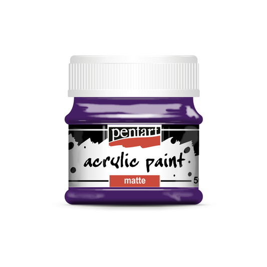 Acrylic paint matte 100 ml amethyst