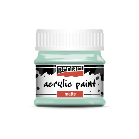 Acrylic paint matte 50 ml mint