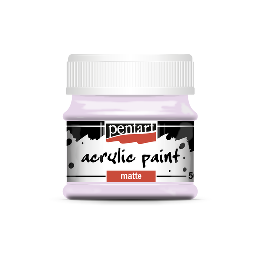 Acrylic paint matte 50 ml pastel violet