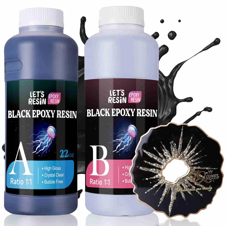 Let's Resin Deep Black Resin 2 x 625ml