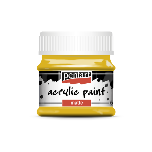 Acrylic paint matte 50 ml tangerine/mandarin