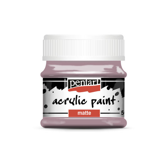 Acrylic paint matte 50 ml vintage lilac