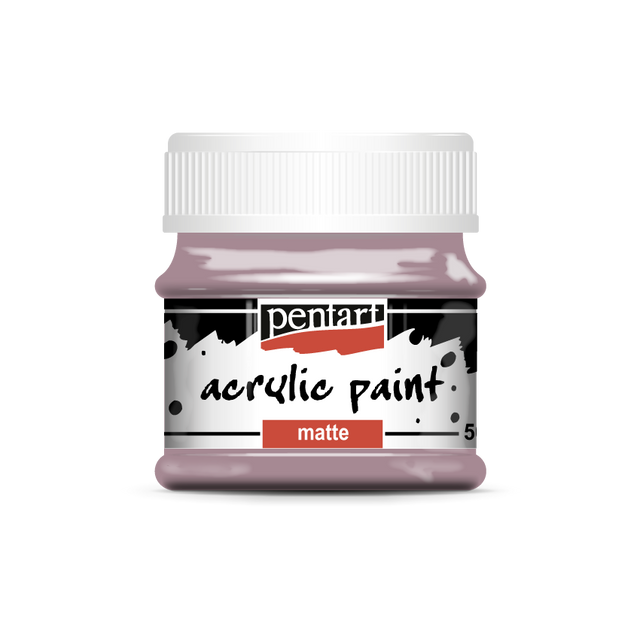 Acrylic paint matte 50 ml vintage lilac