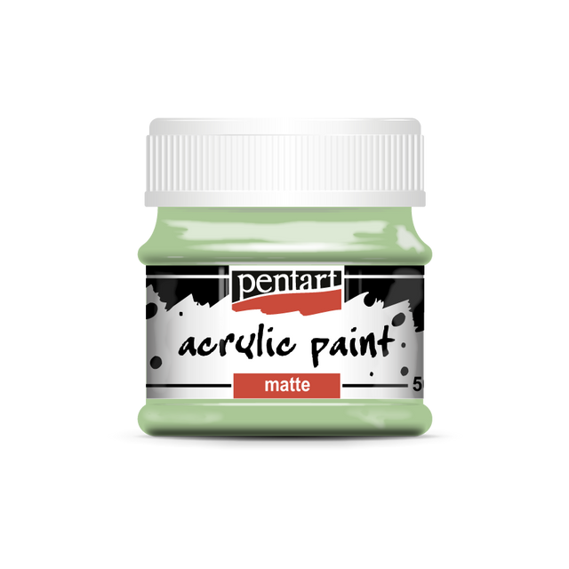 Acrylic paint matte 50 ml vintage green