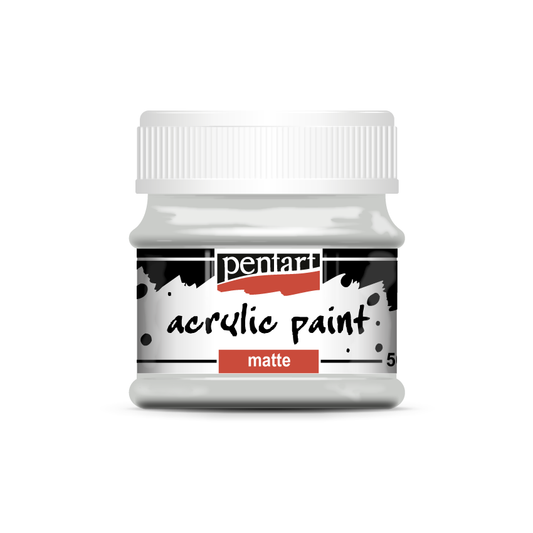 Acrylic paint matte 50 ml vintage gray