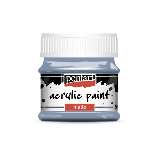 Acrylic paint matte 50 ml vintage blue