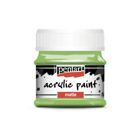 Acrylic paint matte 50 ml leaf green