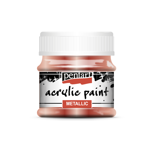 Acrylic paint metallic 50 ml bronze