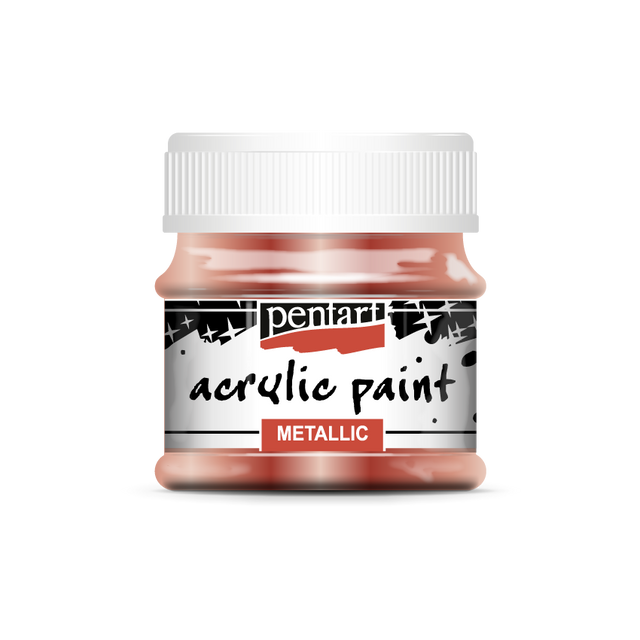 Acrylic paint metallic 50 ml bronze