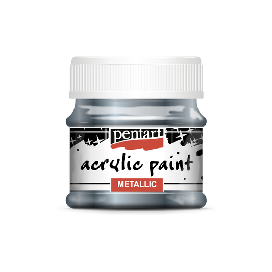 Acrylic paint metallic 50 ml sparkling blue