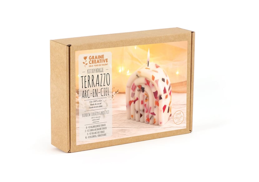 Candle Making Kit - Terrazzo candles 