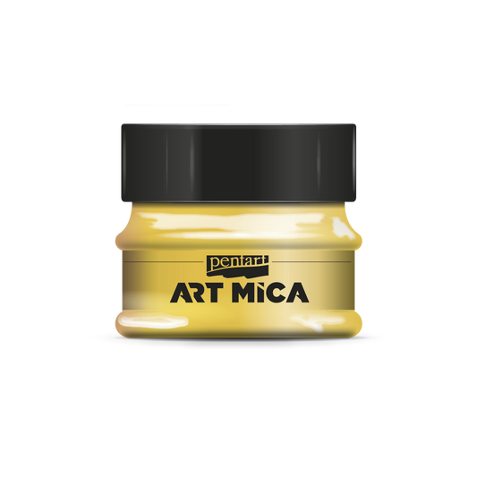 Art Mica Mineral Sparkling Gold