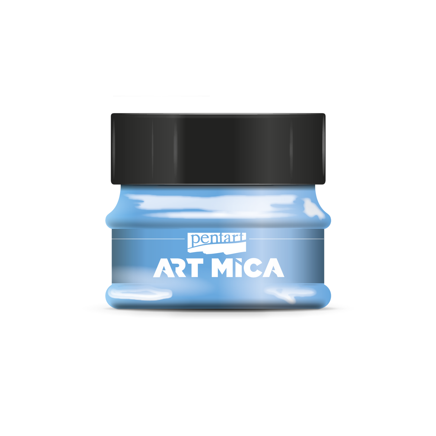 Art Mica Mineral Golden blue