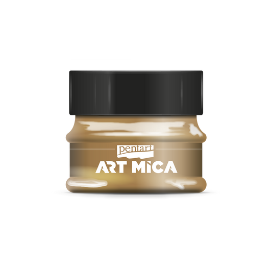 Art Mica Mineral Golden brown