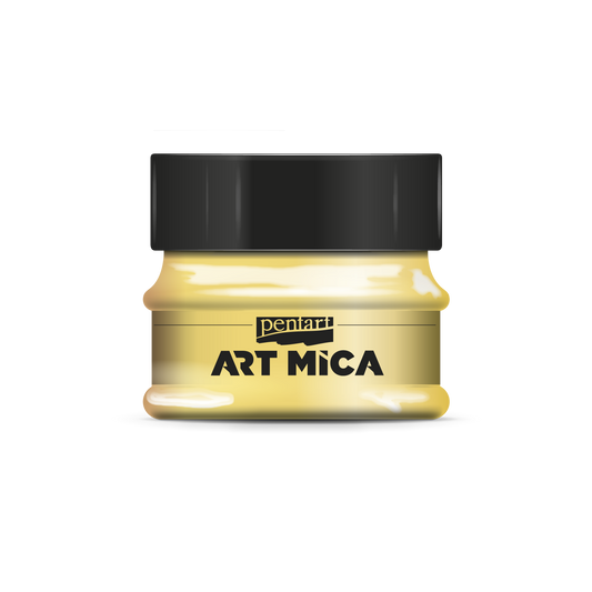 Art Mica Mineral Yellow