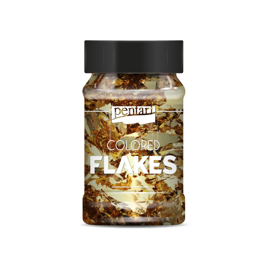 Foil Flakes - Baroque gold