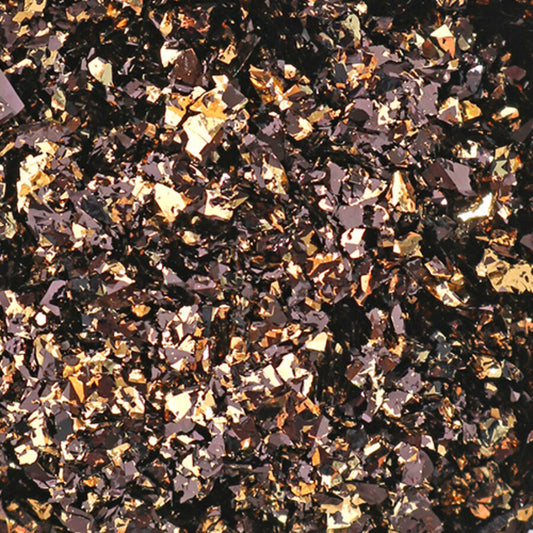 Foil Flakes - Black gold