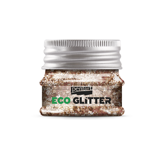 Eco Glitter - Roséguld - Rough