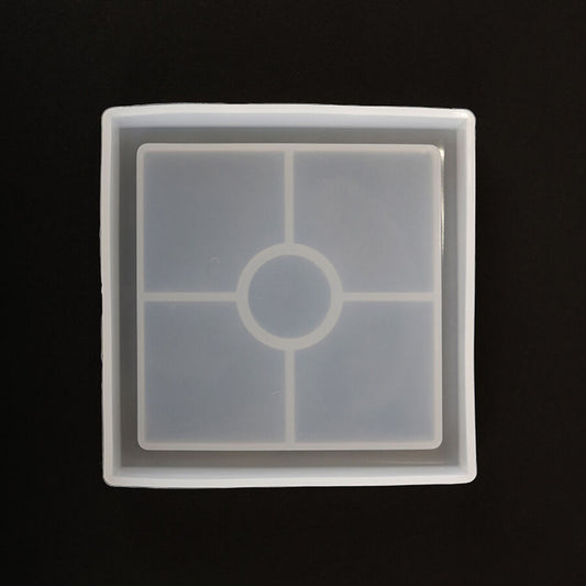 Silikonform - fyrkantig tvålhållare 19 x 19 cm