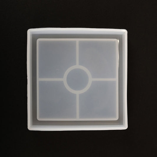 Silicone mold - square soap holder 19 x 19 cm