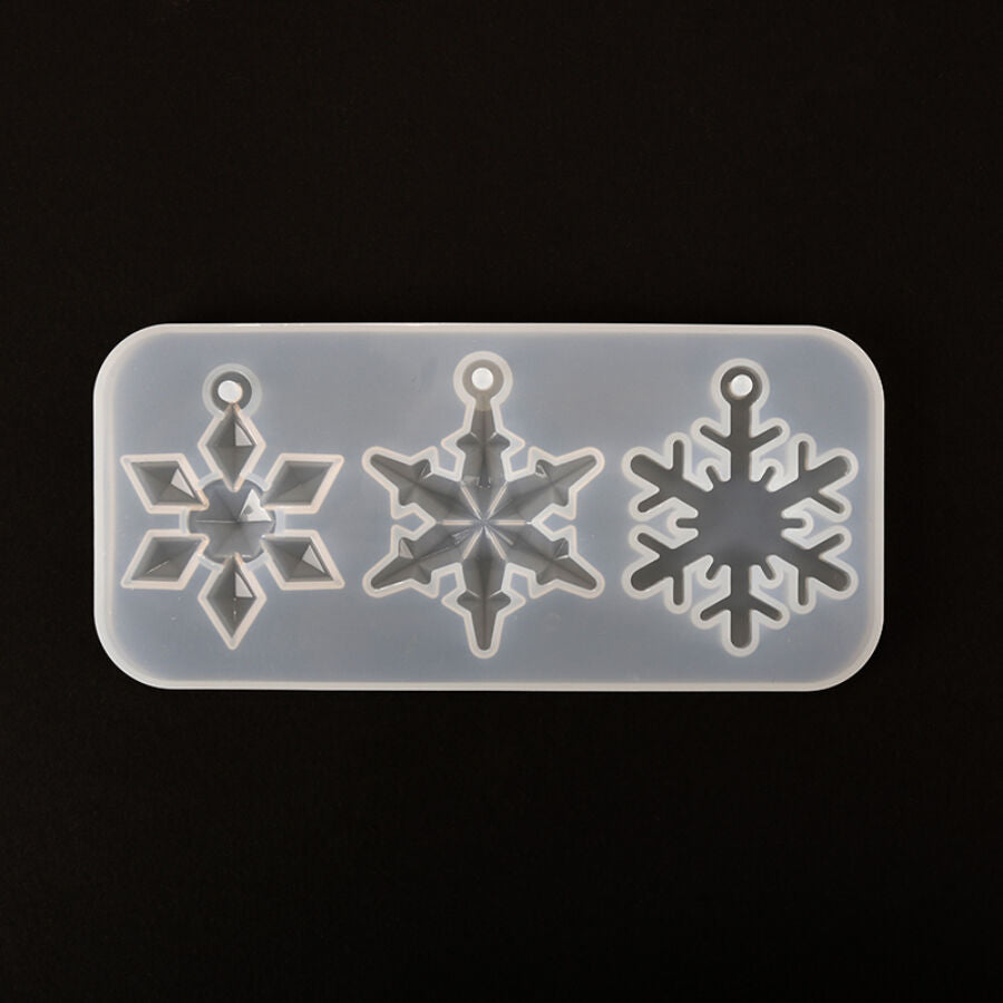 Silicone mold - snowflakes