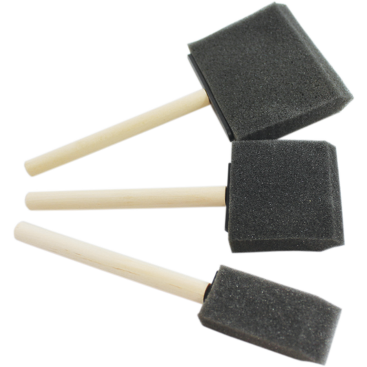 sponge-brushes for background, 3p