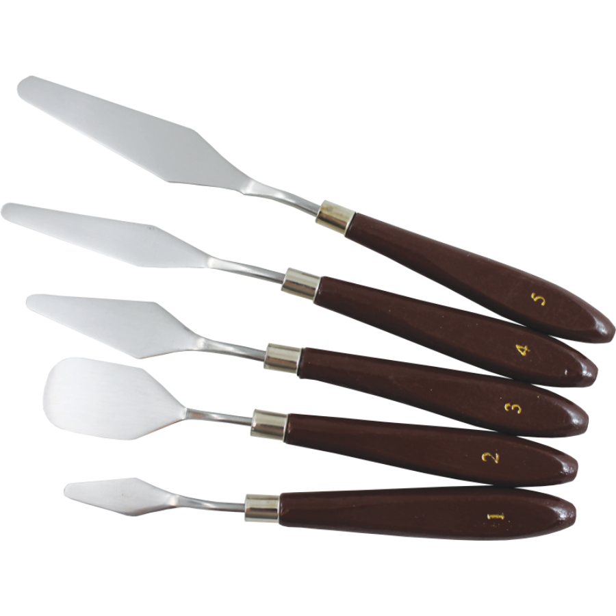 Paint knife set of 5 pcs