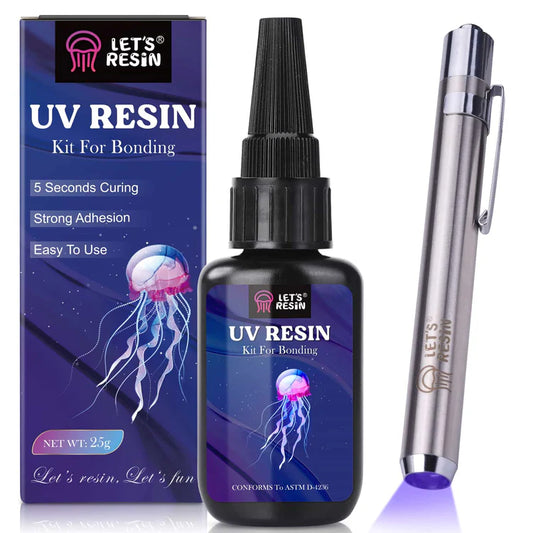 Let´s Resin UV lim + lampa