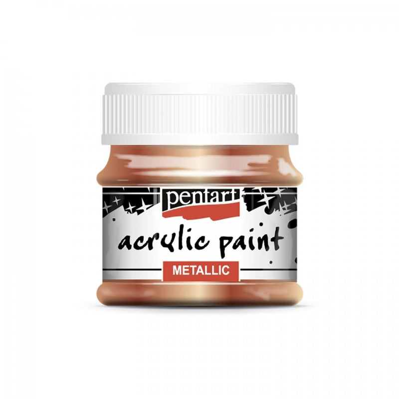 Acrylic paint metallic 50 ml antique copper