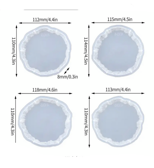 Silicone mold - coaster