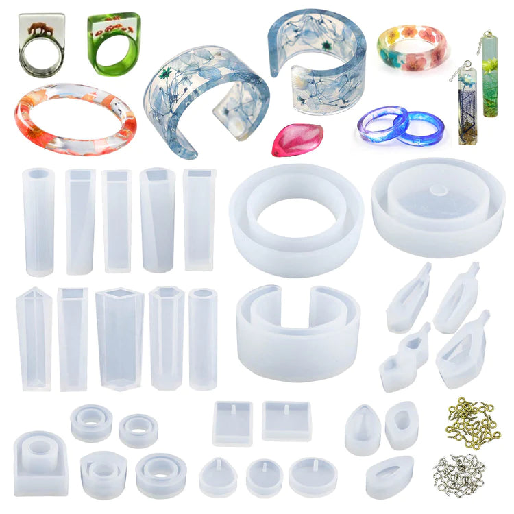 Let's Resin 30 piece jewelry kit