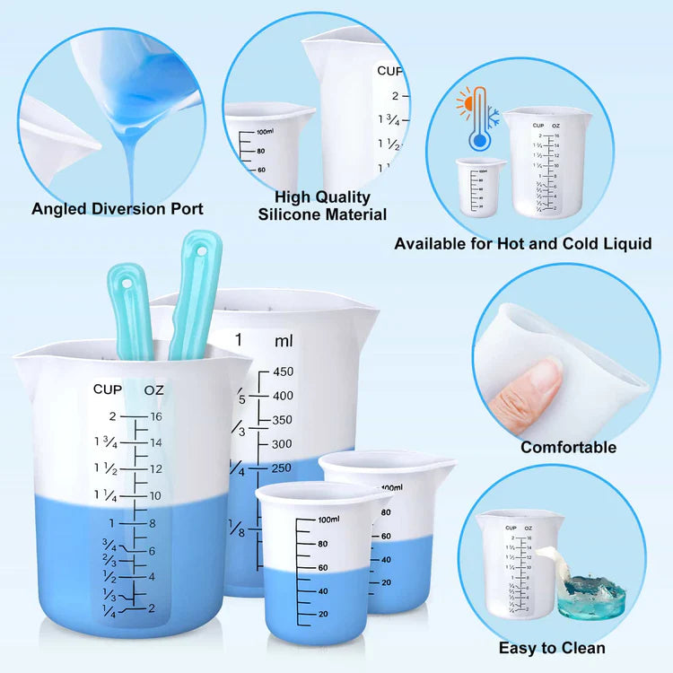 Let's Resin silicone mixing bowls 