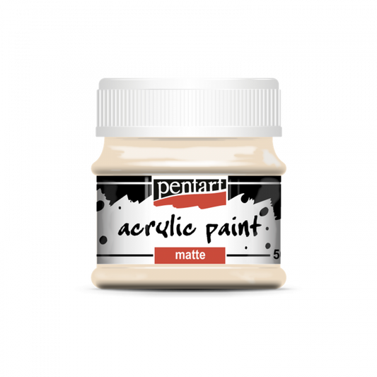 Acrylic paint matte 50ml Beige