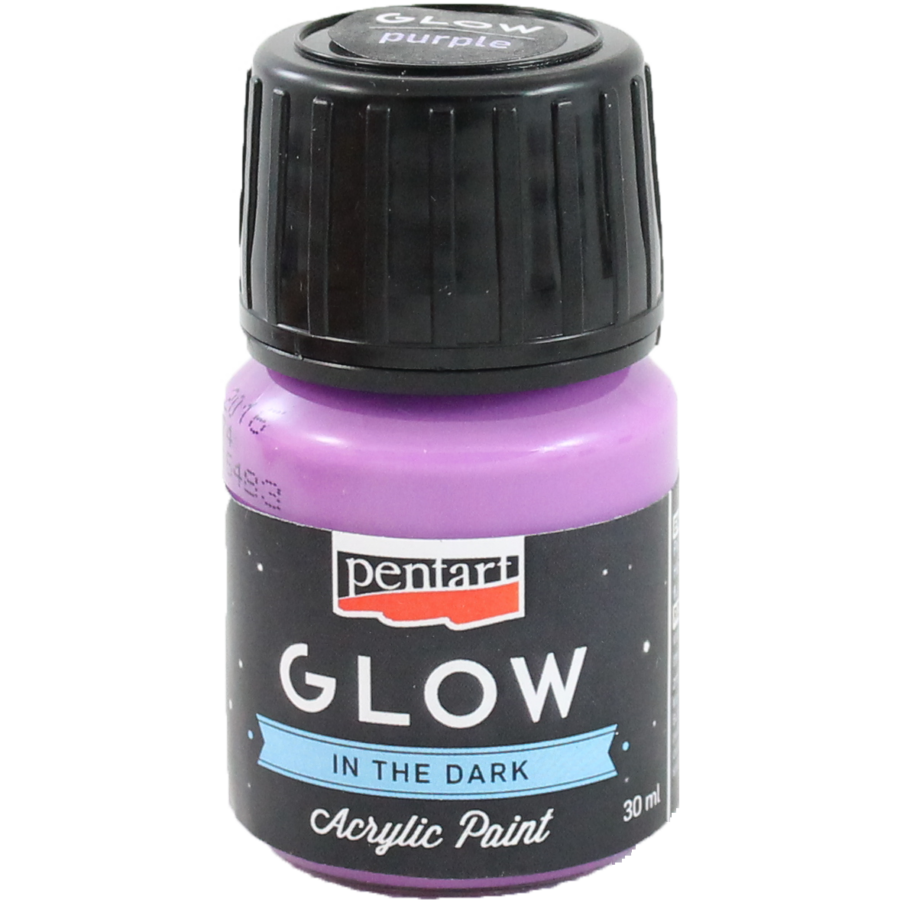 Acrylic paint glow in the dark lilac