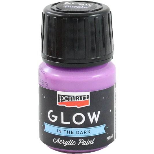 Acrylic paint glow in the dark lilac