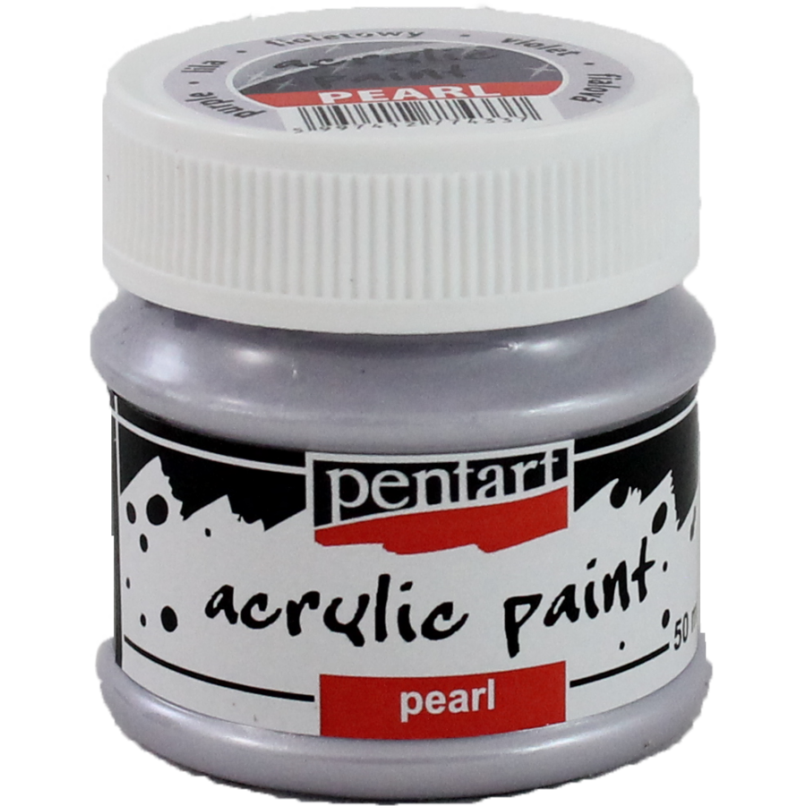 pentart Acrylic paint pearl 230 ml white