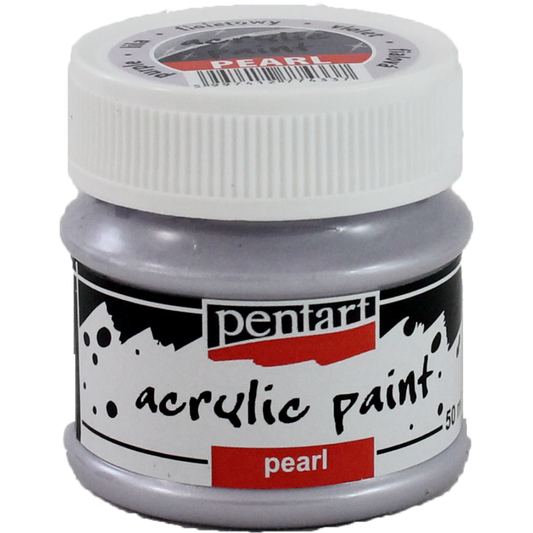 pentart Acrylic paint pearl 230 ml white
