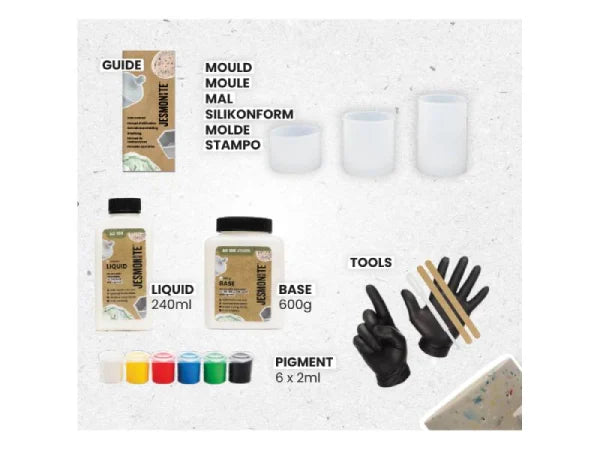 Jesmonite AC100 Kit Heat candles 3 pcs