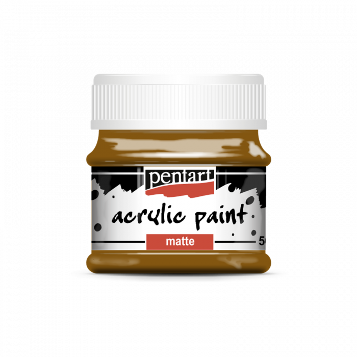 Acrylic paint matte 50ml Light Brown